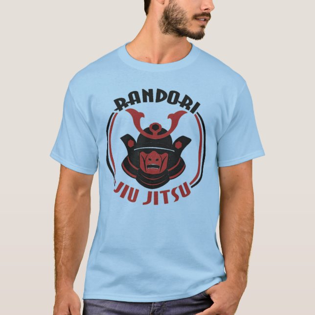 Camiseta T-shirt do Randori Jiu Jitsu dos homens (Frente)