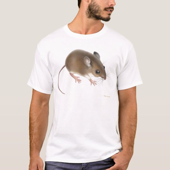 Camiseta T-shirt do rato de campo (Frente)