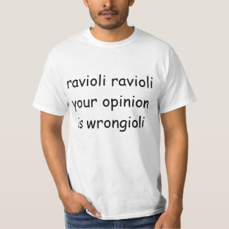 Camiseta T-shirt do Ravioli