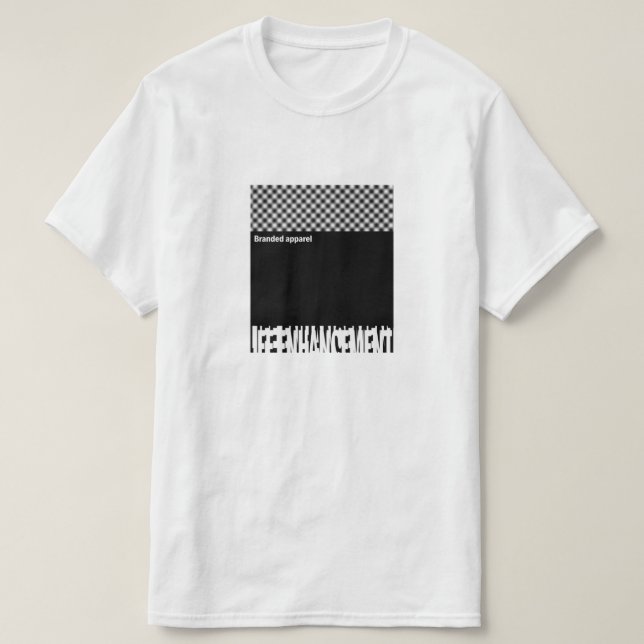 Camiseta t-shirt do realce da vida (Frente do Design)