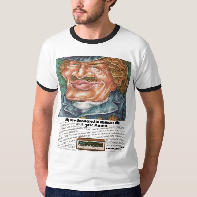 Camiseta T-shirt do receptor de Marantz (Frente)