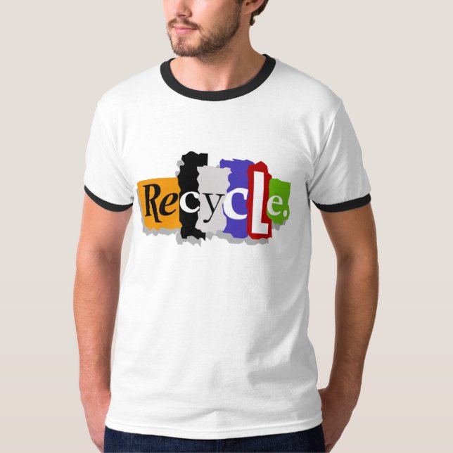 Camiseta T-shirt do reciclar (Frente)
