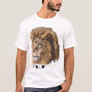 Camiseta T-shirt do rei Leão (coração), homem