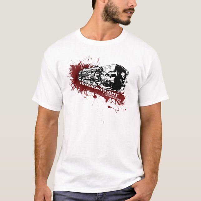 Camiseta T-shirt do respingo de Dreadnought (Frente)
