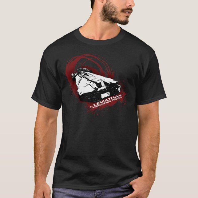 Camiseta T-shirt do respingo do Leviathan (Frente)