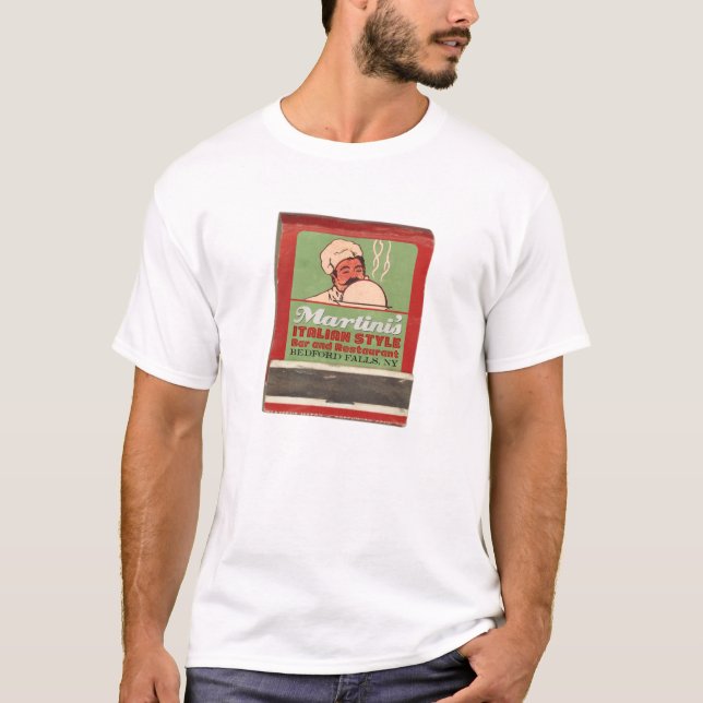 Camiseta T-shirt do restaurante de Martini (Frente)