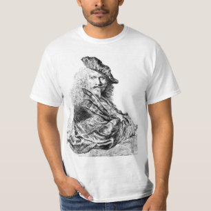 Camiseta T-shirt do retrato de auto de Rembrandt
