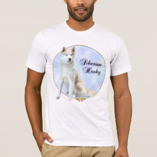 Camiseta T-shirt do retrato do rouco Siberian