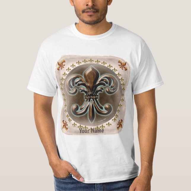 Camiseta t-shirt do rico Fleur De Lis (Frente)