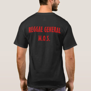 Camiseta T-shirt do Riddim Raiz Rádio Homem da reggae do