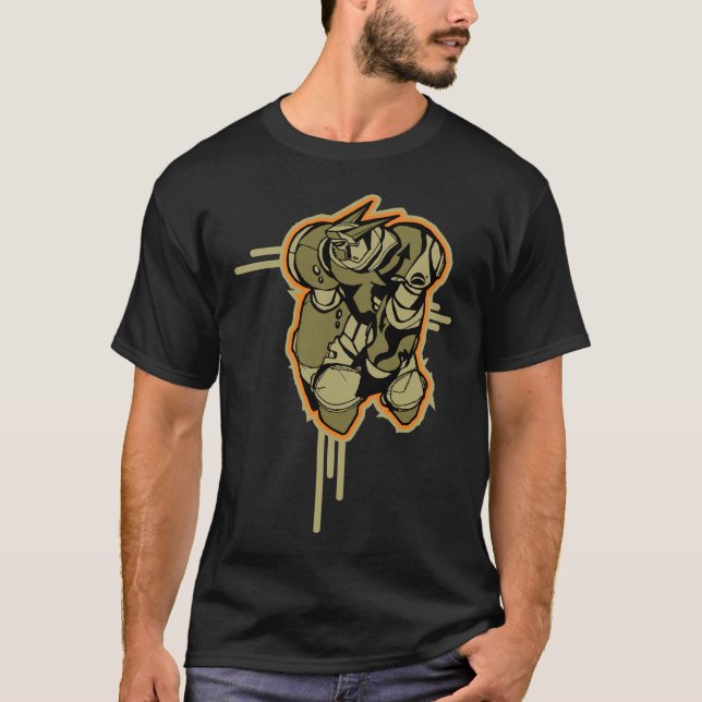 Camiseta T-shirt do robô (Frente)