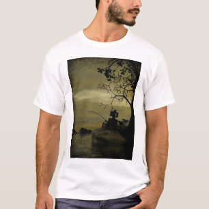 Camiseta T-shirt do robô da pesca