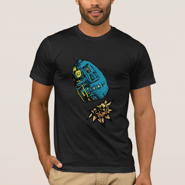 Camiseta T-shirt do Robot Launch (Frente)