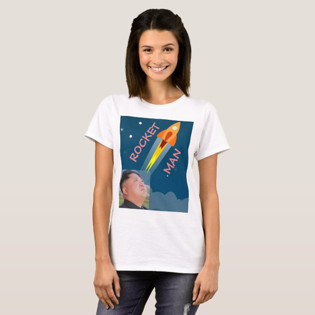 Camiseta T-Shirt do Rocket Man (Frente Completa)