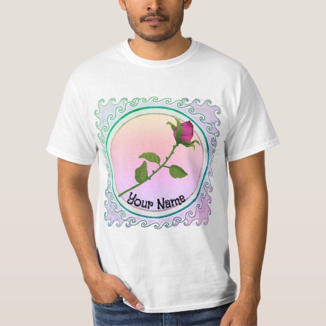 Camiseta T-shirt do Rosa do namorados (Frente)