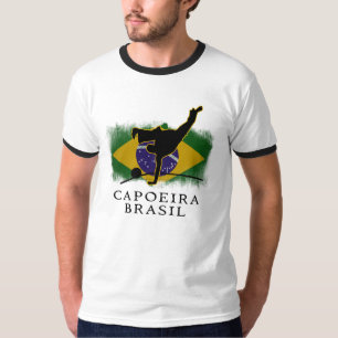 Camiseta T-shirt do roupa   do Capoeira Brasil dos homens