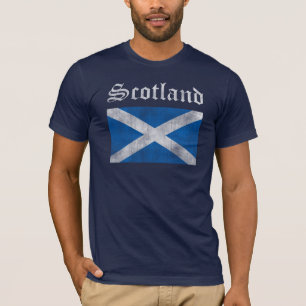 Camiseta T-shirt do roupa do vintage de Scotland