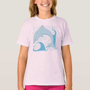 Camiseta T-shirt do sacudir do golfinho