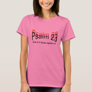 Camiseta T-shirt do salmo 23 (língua de yoruba)