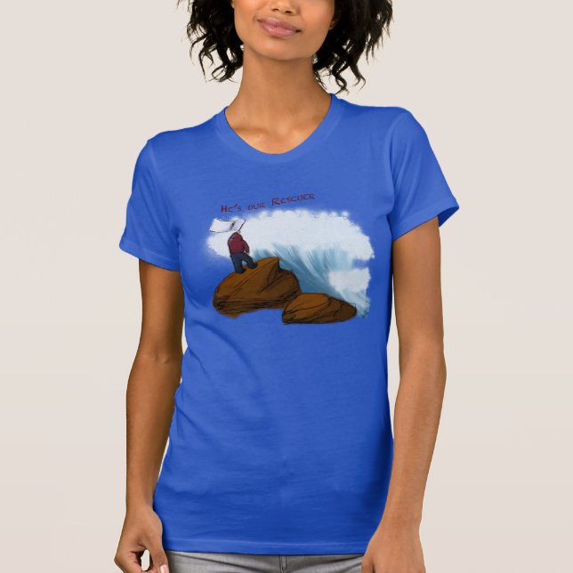 Camiseta T-shirt do salvador das mulheres (Frente)