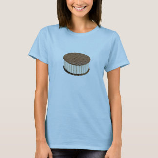 Camiseta T-shirt do sanduíche do sorvete