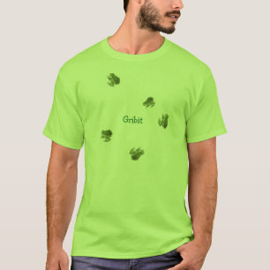 Camiseta T-shirt do sapo para os homens - sapos verdes na