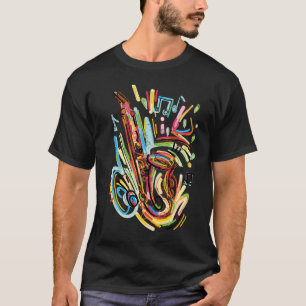CAMISETA T-SHIRT DO SAXOFONE