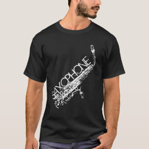 Camiseta T-shirt do saxofone