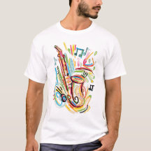 T-SHIRT DO SAXOFONE