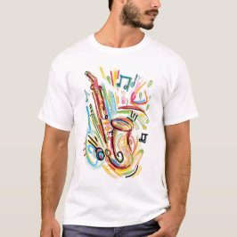 CAMISETA T-SHIRT DO SAXOFONE