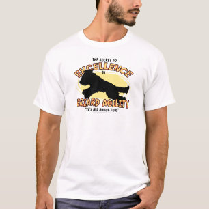 Camiseta T-shirt do segredo de Briard da agilidade