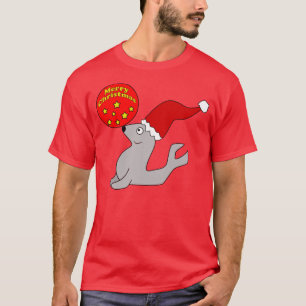 Camiseta T-shirt do selo do Feliz Natal