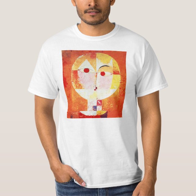 Camiseta T-shirt do Senecio de Paul Klee (Frente)
