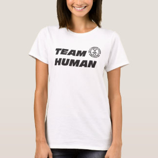 Camiseta T-shirt do ser humano da equipe de Wmns