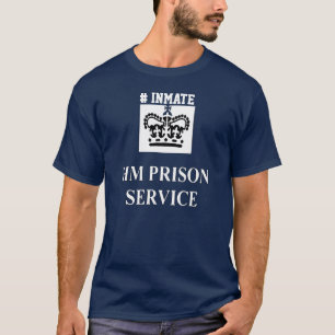 Camiseta # t-shirt do serviço do interno H.M.Prison