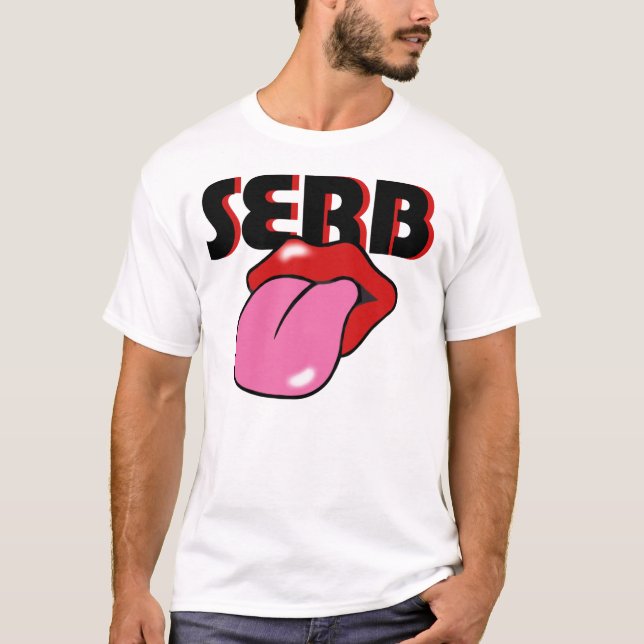 Camiseta T-shirt do sérvio (Frente)