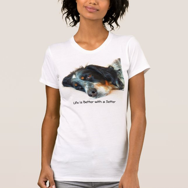 Camiseta T-shirt do setter (Frente)