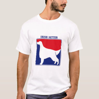 Camiseta T-shirt do setter irlandês de liga principal