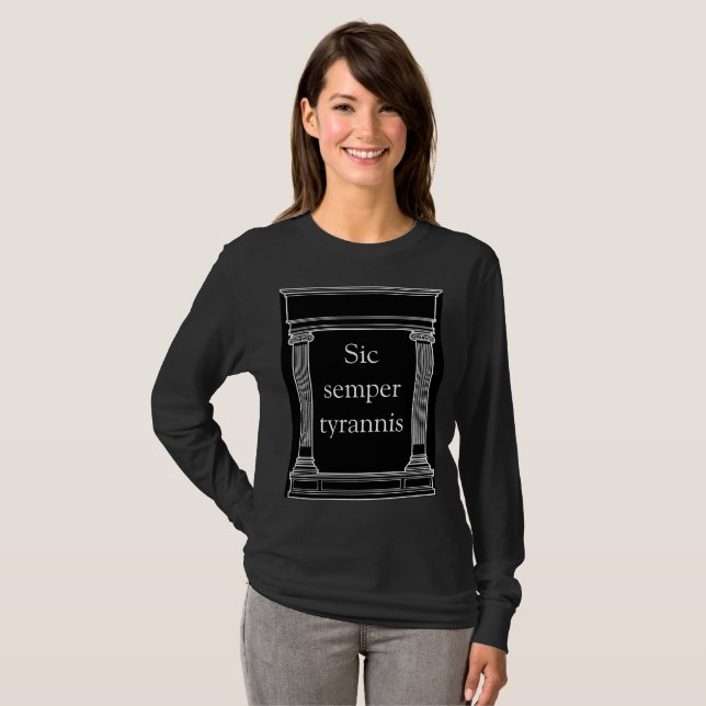 Camiseta T-shirt do SIC Semper Tyrannis (Frente Completa)