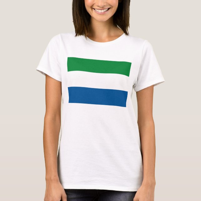 Camiseta T-shirt do Sierra Leone (Frente)