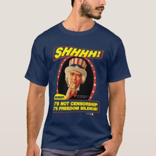 Camiseta T-shirt do silêncio da liberdade