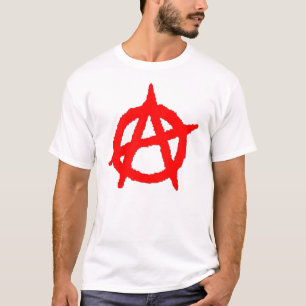 Camiseta T-shirt do símbolo da anarquia