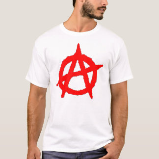 Camiseta T-shirt do símbolo da anarquia