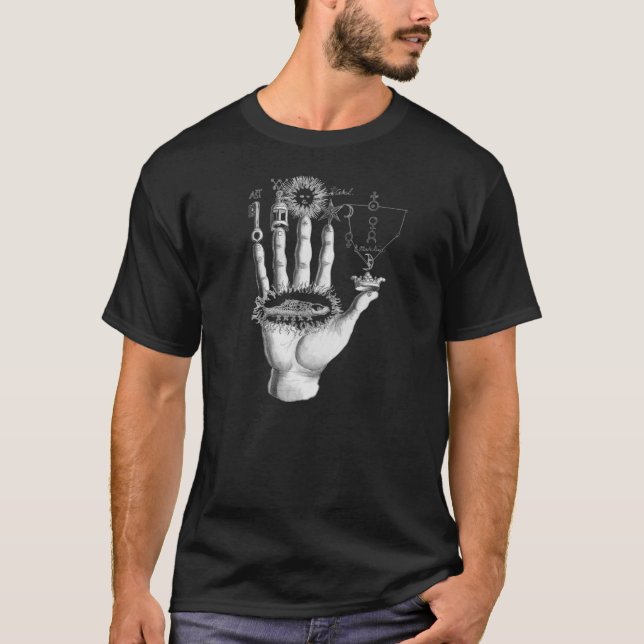 Camiseta T-shirt do sinal da alquimia (Frente)