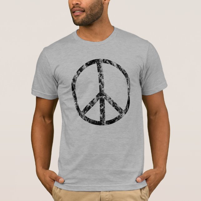 Camiseta T-shirt do sinal de paz (Frente)