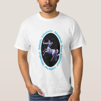 Camiseta T-shirt do sinal do zodíaco do Sagitário