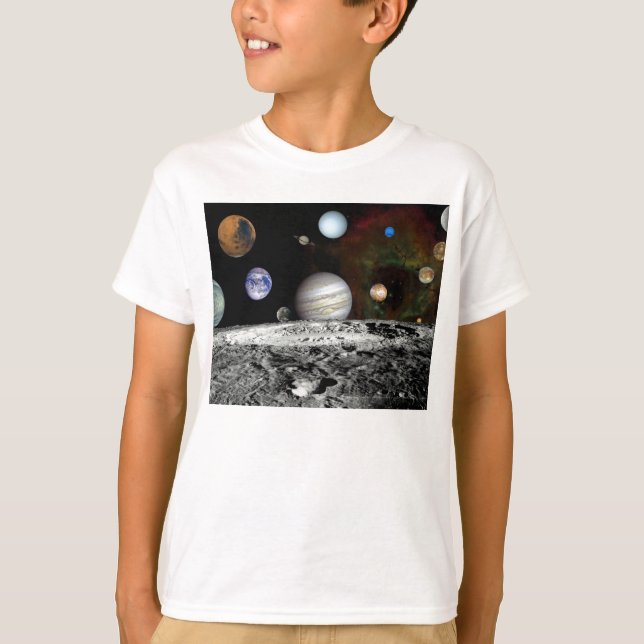 Camiseta T-Shirt do Sistema Solar (Frente)