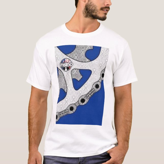 Camiseta t-shirt do sl do sht do logotipo-chaingang (Frente)