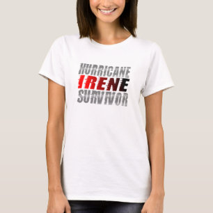 Camiseta T-shirt do sobrevivente de Irene do furacão
