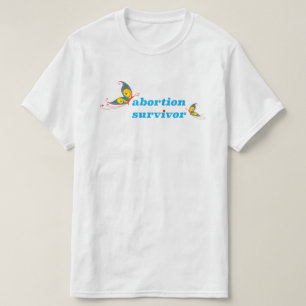 Camiseta T-shirt do sobrevivente do aborto